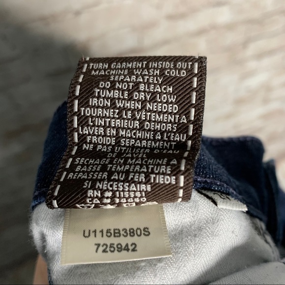 7 for All Mankind dojo jeans blue Sz 29 - Picture 7 of 7